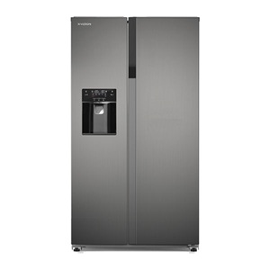 یخچال فریزر ساید بای ساید 28 فوت ایکس ویژن مدل HS600-SI سیلور