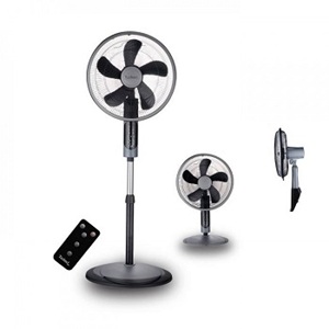 پنکه  سه منظوره ایستاده تکنو مدل Te-9150کنترلدار مشکی